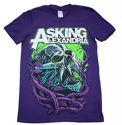 Buy Asking Alexandria - Purple Vine Skull - UK Slam Dunk Festival • 10.99£