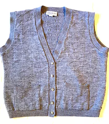 Buy Carly Blake Women 2X Vest Sweater Pocket Y2K Cardigan USA Vintage 1990's  • 21.31£