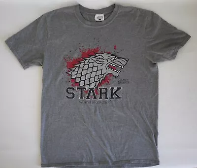 Buy Mens Official Merchandise Game Of Thrones Grey T Shirt Stark Winter, Large • 6.99£