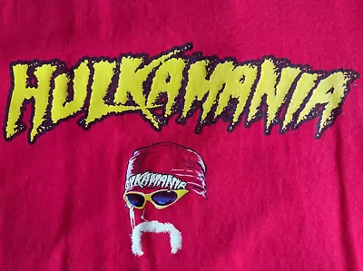 Buy WWF WWE Hulk Hogan T-shirt Red Hulkamania  Addicted Since 1983  WrestleMania 22 • 19.83£