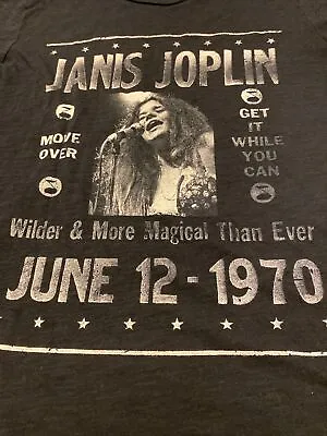 Buy Janis Joplin Freedom Hall Tshirt Size Med Lucky Brand • 21.73£