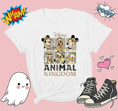 Buy Animal Kingdom Mickey Friends T-shirt T Shirt Men Women Unisex Tshirt G664 • 11.95£