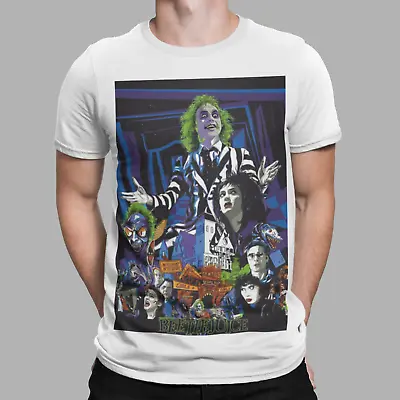 Buy New Beetlejuice T-shirt Retro Classic Cult Film Movie Poster Tee Ghost • 6.99£