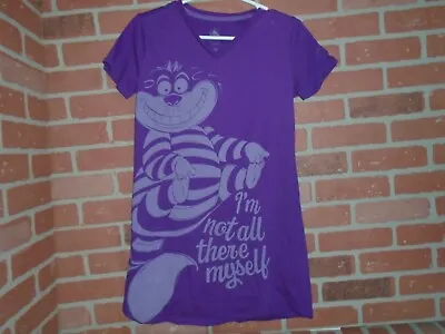 Buy Disneys Funny Cheshire Cat Design Womans Long Sleep Shirt Size Xs • 7.72£
