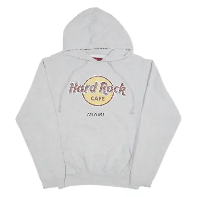 Buy HARD ROCK CAFE Miami Mens Grey Hoodie M • 16.99£