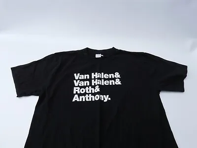 Buy Van Halen Band Graphic T-Shirt Black Size L • 15£