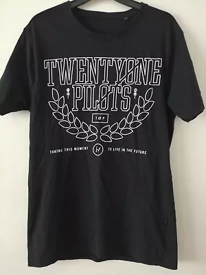 Buy Official Twenty One Pilots T-shirt Black Small 21P TOP Mesage Man • 14.99£