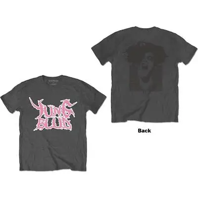 Buy YUNGBLUD  - Unisex T- Shirt - Dead Happy Pink  -  Black Cotton  • 18.99£