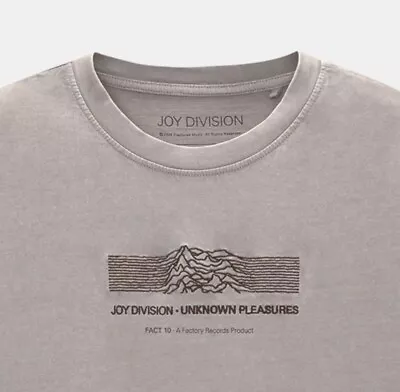 Buy Rare New + Tags Vintage Style Joy Division Unknown Pleasures T Shirt Pull & Bear • 39.99£