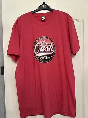 Buy Johnny Cash T Shirt On Gildan Top Uk Xl • 8£
