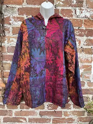 Buy Ladies Gringo Cashmelon Hippy Boho Alternative Festival Hoodie Jacket Size M • 28.99£