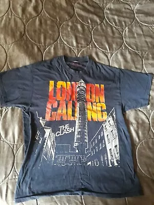 Buy The Clash London Calling T Shirt Good Condition Size Medium • 3£