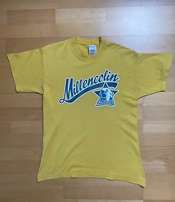 Buy Vintage MILLENCOLIN T-shirt DELUXE POLAR BEAR Size M RARE Yellow • 120£