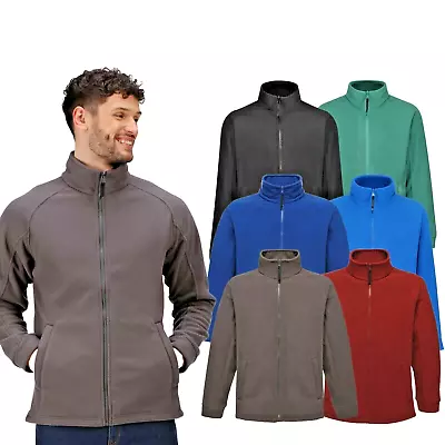 Buy Mens Fleece Jacket Full Zip Anti Pill Pocket Casual Outdoor Warm Work Polar Top • 12.99£