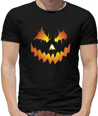 Buy Pumpkin Face Colour Mens T-Shirt - Halloween - Costume -Carving -All Hallows Eve • 13.95£