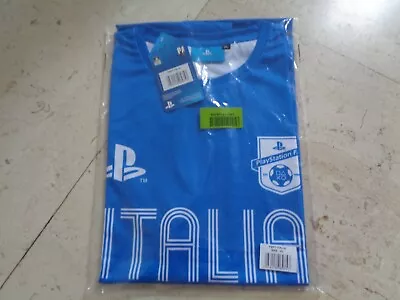 Buy ITALIA - ITALY Soccer Football Official PLAYSTATION Merch *new* T-Shirt Size XL • 28.43£