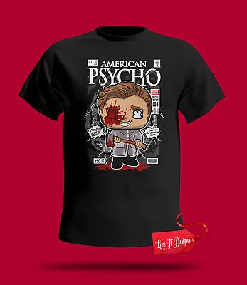 Buy American Psycho Pop Culture T Shirt Tv Film Retro Movie T-shirt 90s Horror • 8.95£