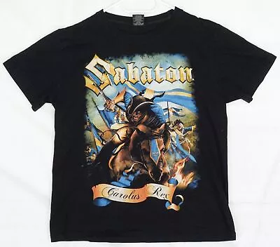 Buy Sabaton Carolus Rex Print Band T-Shirt Men's M • 18.79£
