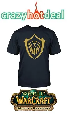 Buy Men T-Shirt World Of Warcraft Mop - Alliance - Mists Pandaria Size M - New/Boxed • 19.48£