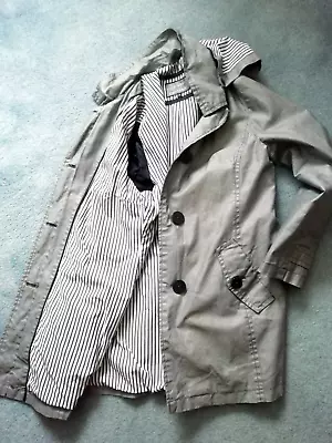 Buy Per Una M&s 14 Uk Stormwear Raincoat With Removable Hood Denim Mix • 10£