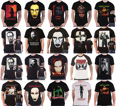 Buy Official Marilyn Manson T Shirt Pale Emperor SAY10 American Family Mens New • 15.93£