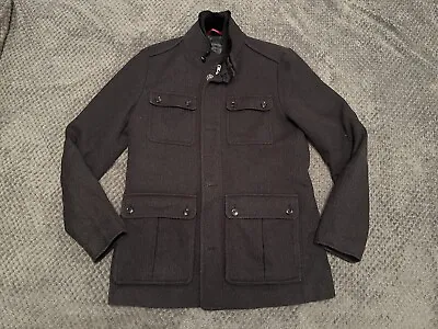 Buy Ted Baker Mens Jacket Size 4 Large Worker Field Chore Utility Military Pockets • 44.99£