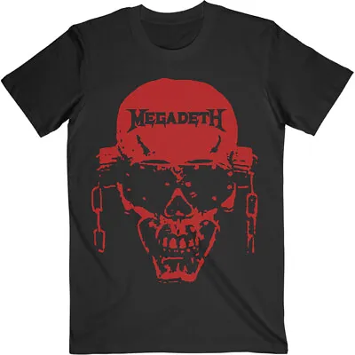 Buy Megadeth Vic Hi-Contrast Red Black T-Shirt - OFFICIAL • 16.29£