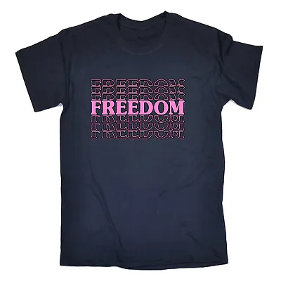 Buy Freedom Is Earned Through Blood Sweat And Sacrifice Mens Funny T-Shirt Tshirts • 14.95£