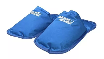 Buy Rapid Relief Premium Reusable Hot And Cold Gel Slippers Hot Therapy Cooling Shoe • 13.99£