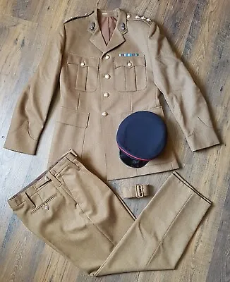 Buy British Army Royal Artillery Officer Captain's Uniform Jacket Trousers Belt &Cap • 150£