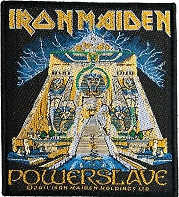 Buy IRON MAIDEN Standard Patch: POWERSLAVE IN RETAIL PACK: Album Official Merch Gift • 4.30£