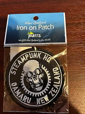 Buy Steampunk Steam Punk Embroidered Iron On Patch Oamaru New Zealand  New • 3.99£