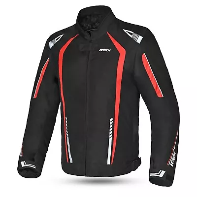 Buy R-Tech Motorcycle Jacket For Men Motorbike Riding Racing Textile Jackets CE • 59.99£