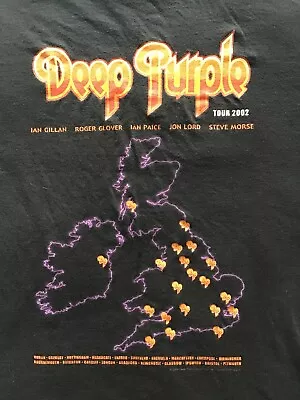 Buy Deep Purple 2002 Tour T-shirt. • 15£