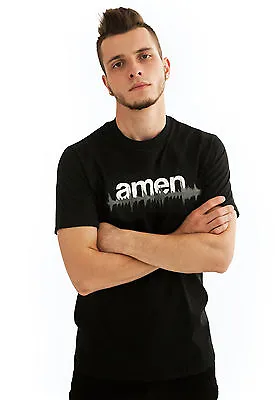 Buy Amen T Shirt Break WAV Drum And Bass DJ Synth Music DnB EDM Jungle Mens Tee • 14.99£