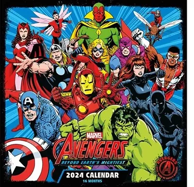 Buy Avengers 2024 30X30 Square Calendar /Merch - New Merchandise - J245z • 13.76£