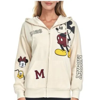 Buy Mickey Mouse Disney Full Zip Up Hoodie | M • 27£
