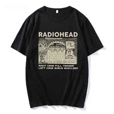 Buy Radiohead Retro Print Men/Women T-Shirt Short Sleeve Streetwear Unisex Clothing • 12.06£