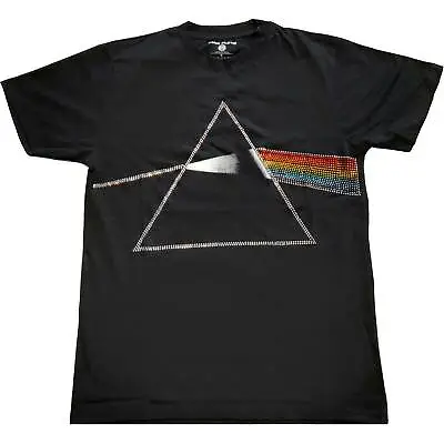Buy Pink Floyd Dark Side Of The Moon Diamante Official Merch T-shirt M/L/XL - New • 24.26£
