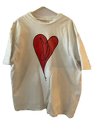 Buy Vintage - 1993 Smashing Pumpkins Heart Logo - Siamese Dream Era T-Shirt XL, Used • 350£