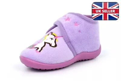Buy Mermaid Unicorn Slippers Girls Slippers Kids Slippers Bootie Slippers Lilac Size • 10.07£