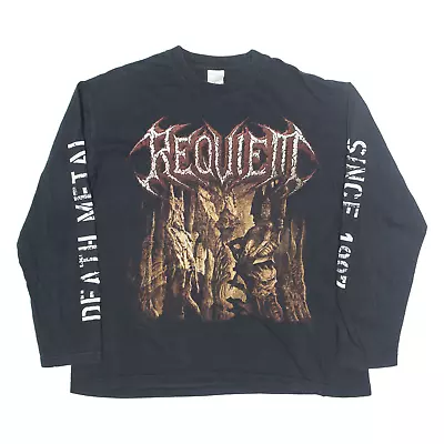 Buy STEDMAN Requiem Mens Band T-Shirt Black Long Sleeve L • 31.99£
