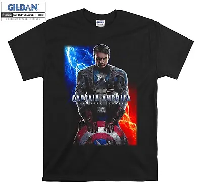 Buy Marvel Captain America Comic T-shirt Gift Hoodie Tshirt Men Women Unisex F407 • 11.99£