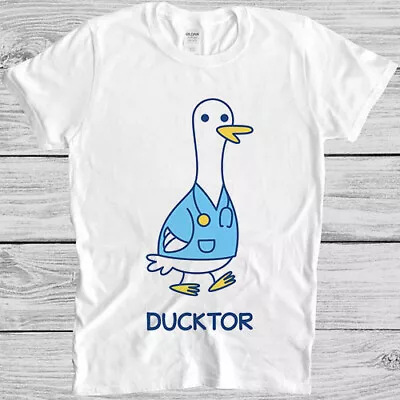 Buy Ducktor Duck Doctor Funny Meme Style Parody Pet Gamer Gift Tee T Shirt M989 • 6.35£