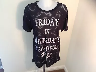 Buy Ziztar Friday Is Thursday's Beautiful Sister T Shirt Size Medium New With Tags • 19£