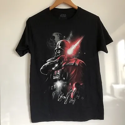 Buy DARTH VADER Mens Star Wars T-Shirt Black Size Small • 10£