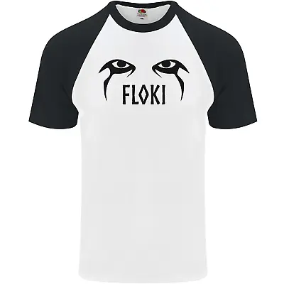 Buy Floki Eyes Vikings Valhalla Odin Mens S/S Baseball T-Shirt • 13.99£