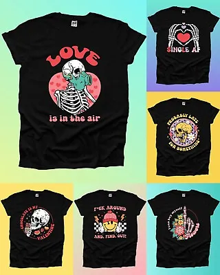 Buy Cute Psycho Skull Tshirt Men's Woman Psycho Goth Chocolate Funny Love Horror UK • 12.99£