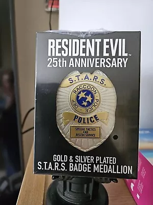 Buy Resident Evil 25th Anniversary Gold & Silver Plated S.T.A.R.S. Badge Medallion • 40£