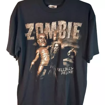 Buy Vintage Tour T Shirt Rob Zombie Rare Hellbilly Deluxe Rock Metal Black Size XL • 132£